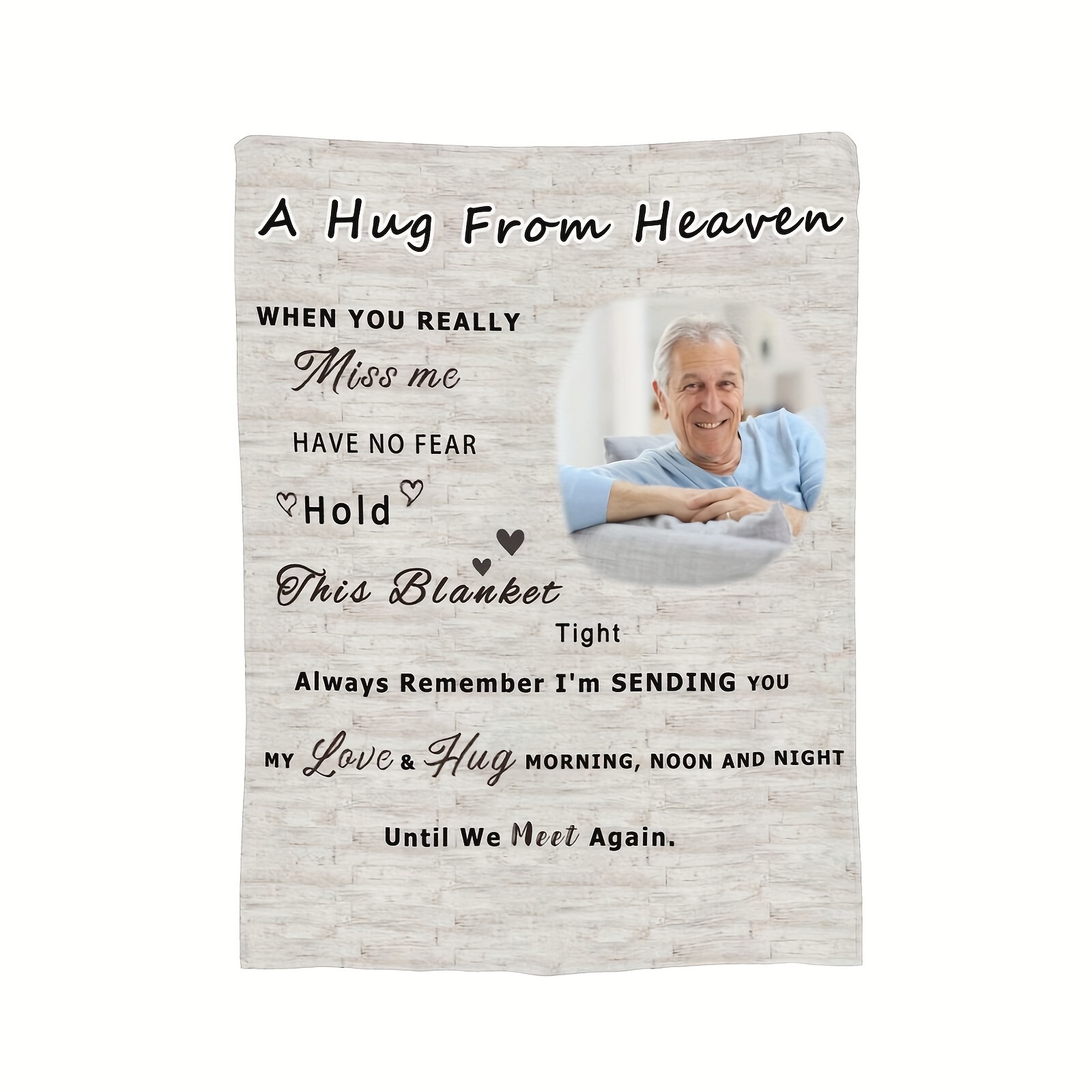 Custom Photo Print Blanket, Cozy Fleece Gift